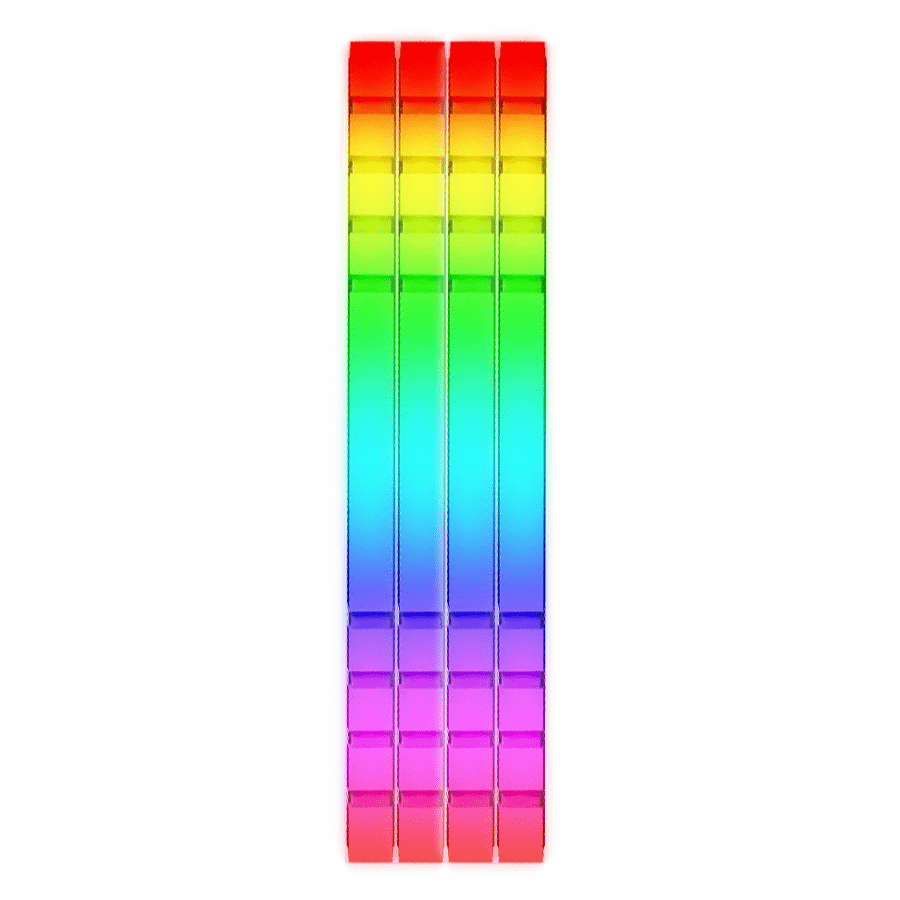 رم گلووی BLOOD SHADOW 3200MHz DDR4 ظرفیت 16 گیگابایت — نمای نزدیک 4