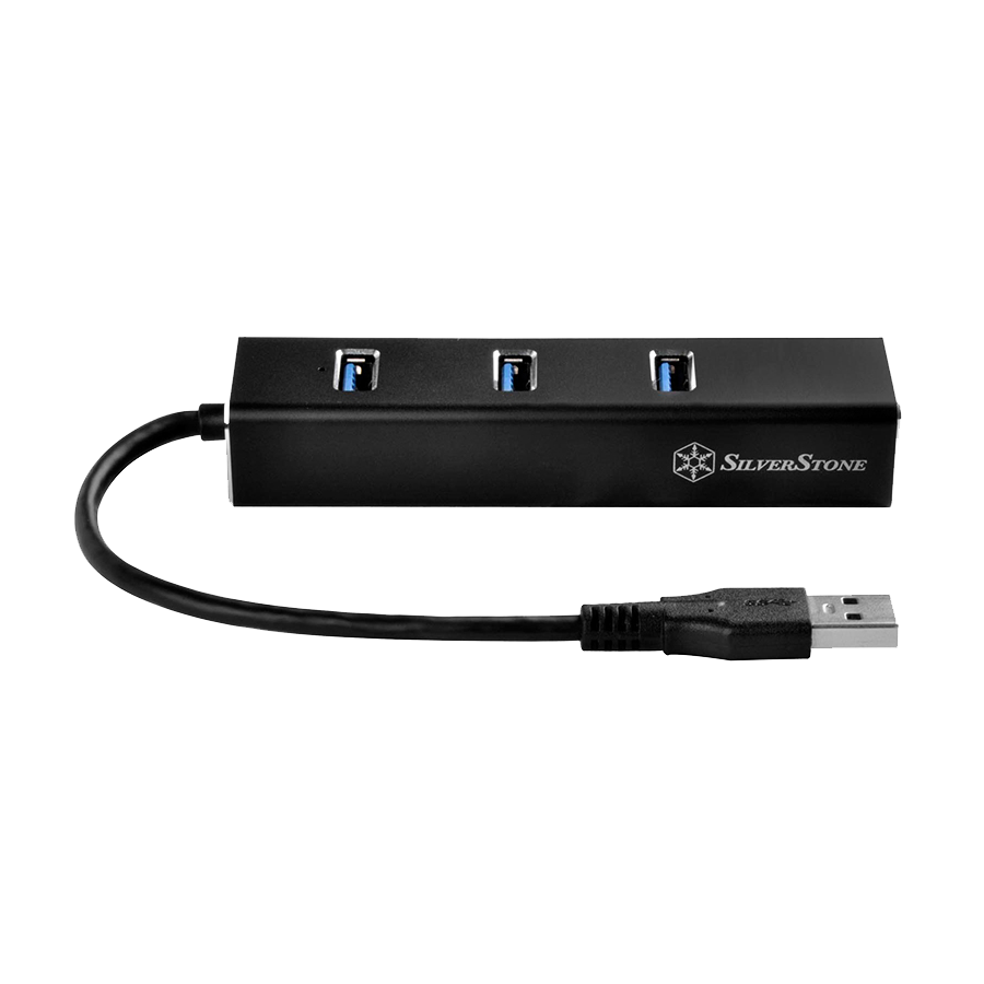 هاب 3 پورت USB 3.0 سیلوراستون مدل SST-EP04C — نمای نزدیک 3