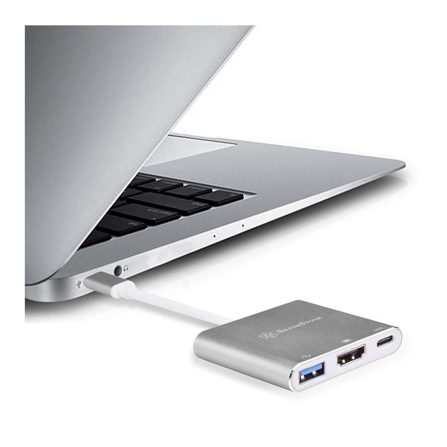 مبدل USB -C به USB/ HDMI سیلور استون مدل SST-EP08 — نمای نزدیک 4