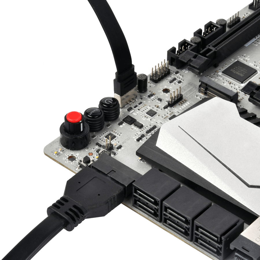کیت کامل USB و AUDIO پنل جلو کیس سیلوراستون G11313530-RT — نمای نزدیک 3