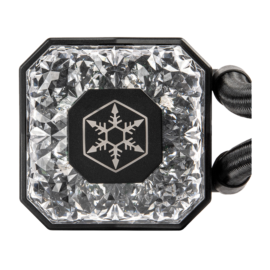 خنک کننده مایع سیلوراستون IceGem 240P — نمای نزدیک 2