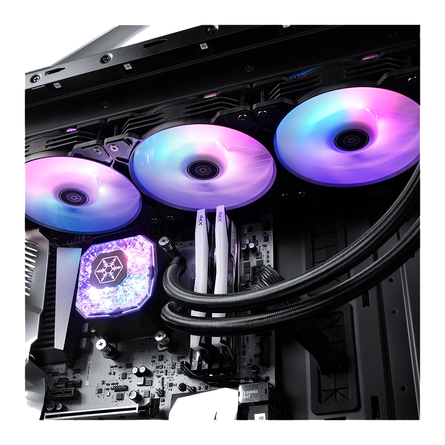 خنک کننده مایع سیلوراستون IceGem 360 — نمای نزدیک 5