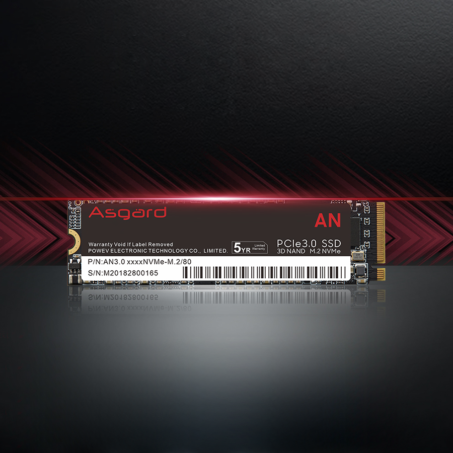 SSD Asgard AN3 M.2 NVMe 512 GB — Close-up 1