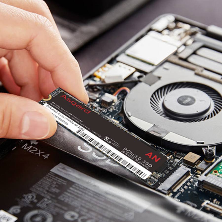 SSD Asgard AN3 M.2 NVMe 512 GB — Close-up 3