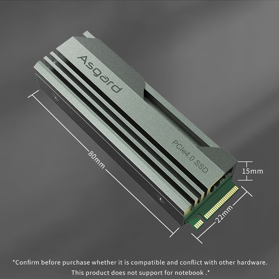 اس اس دی ازگارد AN4 M.2 NVMe PCIe 4.0 ظرفیت 1 ترابایت — نمای نزدیک 2