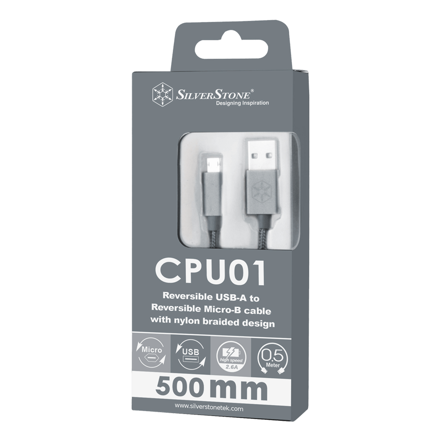 Charging Cable SilverStone CPU01C — Close-up 3