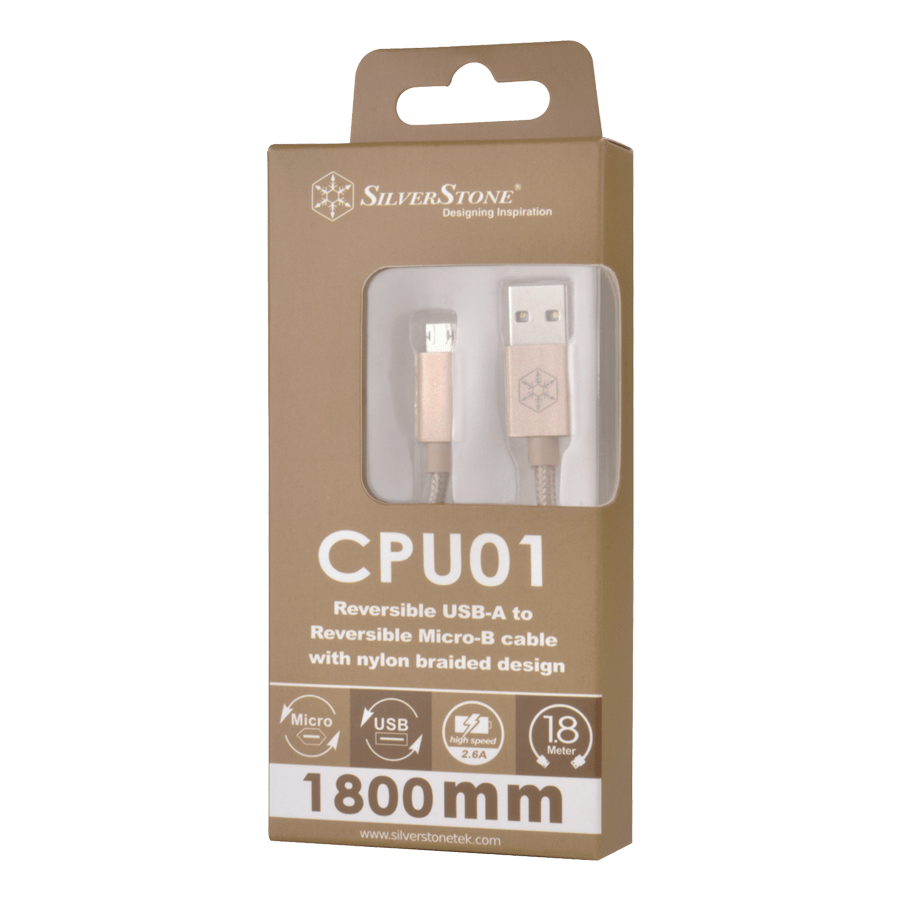 کابل شارژ سیلوراستون CPU01G — نمای نزدیک 3
