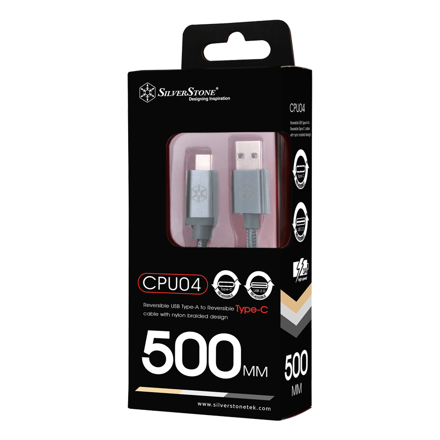 Charging Cable SilverStone CPU04C — Close-up 2