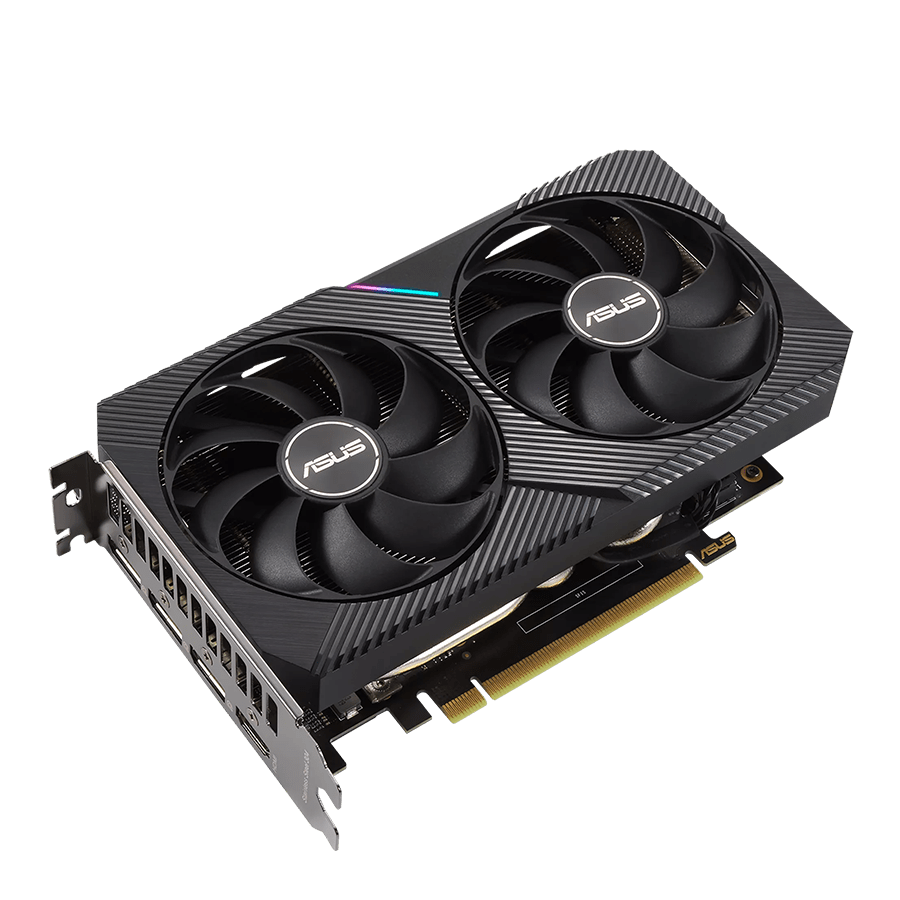 ASUS Graphics Card DUAL-RTX3050-8G — Close-up 1