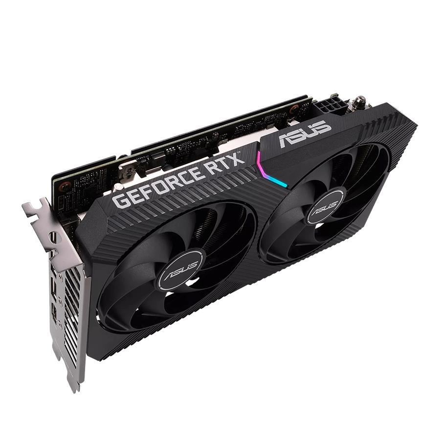 ASUS Graphics Card DUAL-RTX3050-8G — Close-up 4