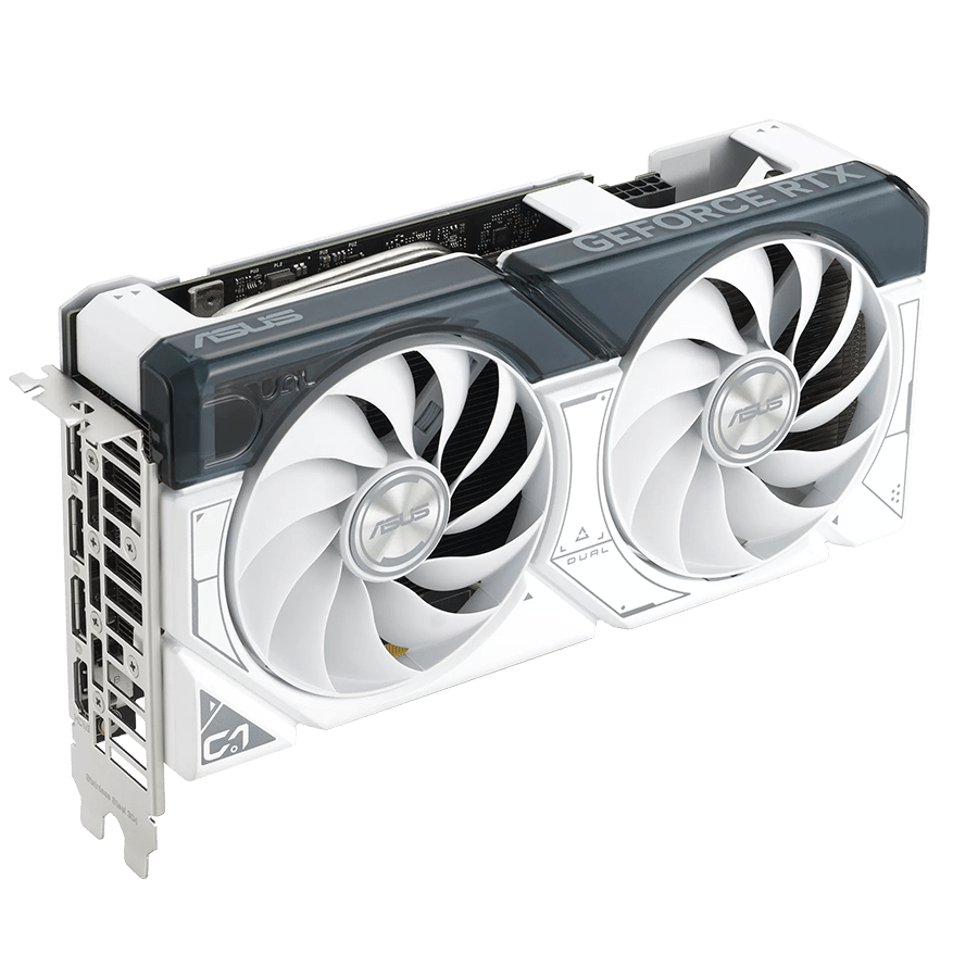ASUS Graphics Card DUAL-RTX4060TI-8G-WHITE — Close-up 4
