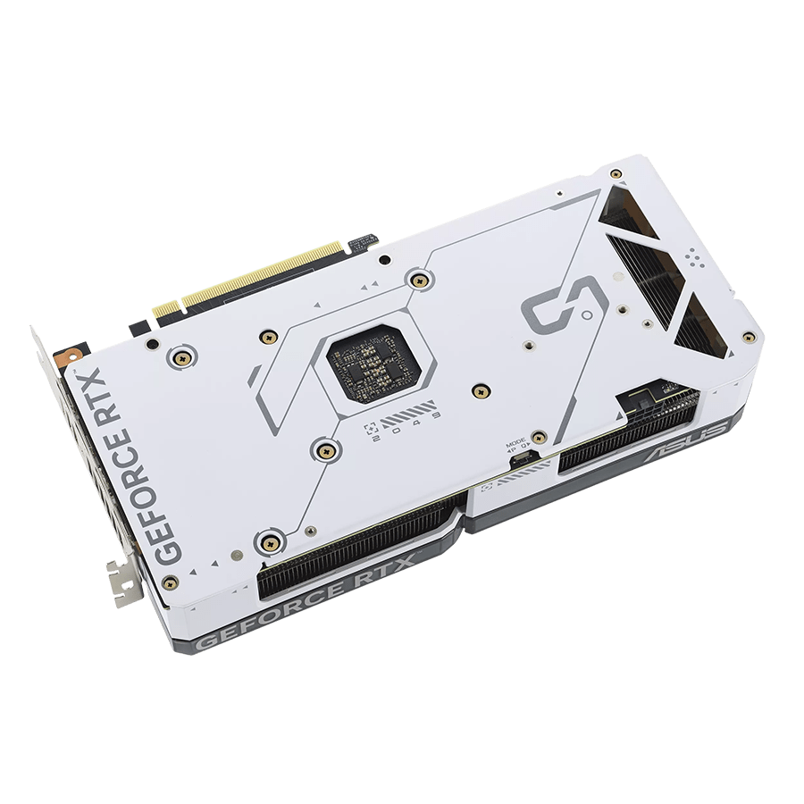 ASUS Graphics Card DUAL RTX 4070 12GB GDDR6X White Edition — Close-up 5